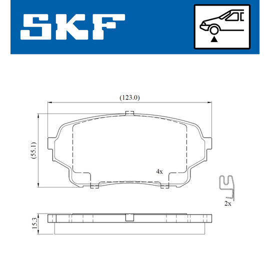 VKBP 81091 A - Brake Pad Set, disc brake 