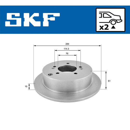 VKBD 90249 S2 - Brake Disc 