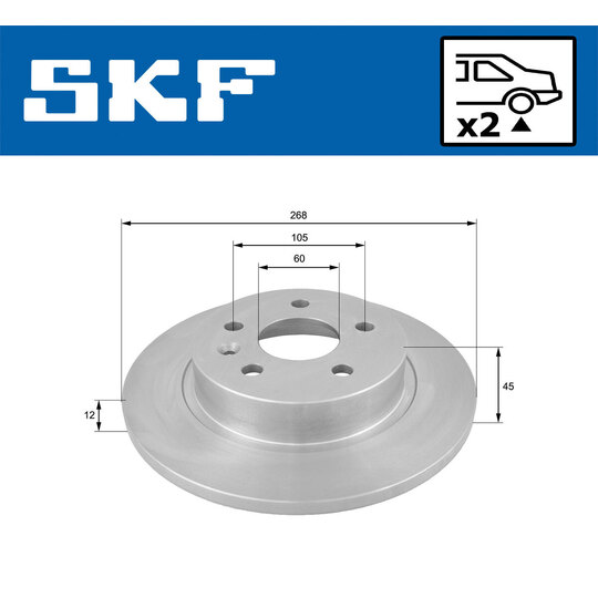 VKBD 90298 S2 - Brake Disc 