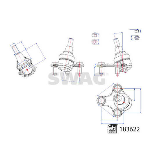 33 10 9092 - Ball Joint 