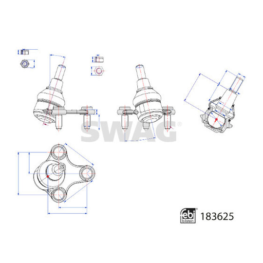 33 10 9095 - Ball Joint 