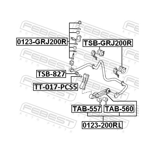 TT-017-PCS5 - Stabiliser Mounting 