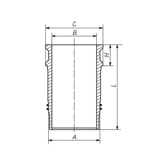 061 LW 00100 000 - Cylinder Sleeve 