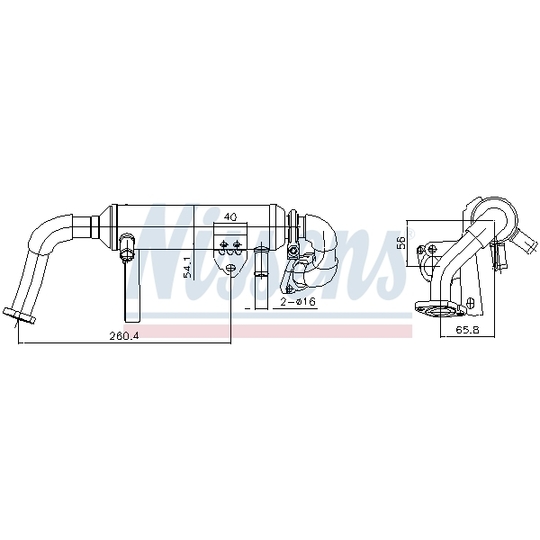 989482 - Cooler, exhaust gas recirculation 