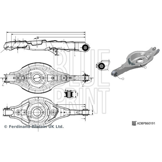 ADBP860191 - Track Control Arm 