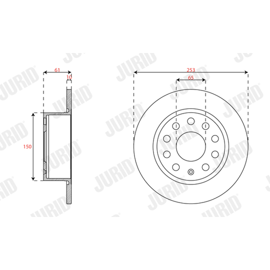 563593JC - Brake Disc 