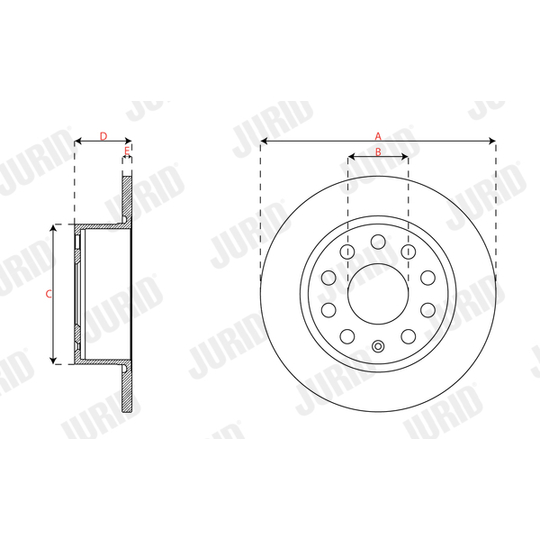 563593JC - Brake Disc 