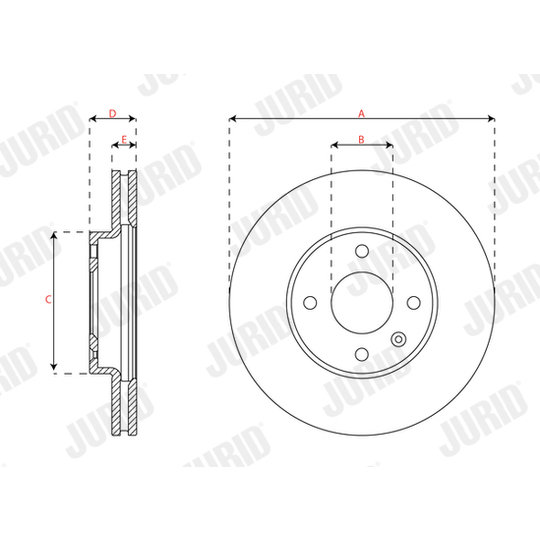 563342JC - Brake Disc 