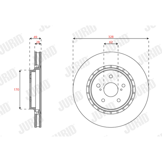 563619JC-1 - Brake Disc 