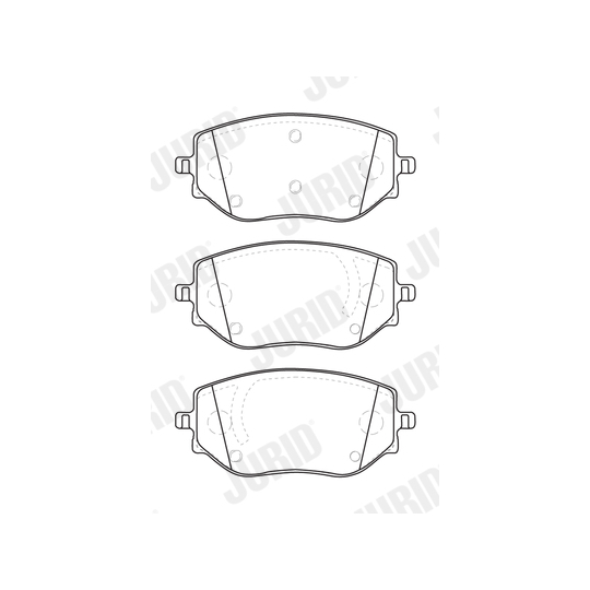 573896J - Brake Pad Set, disc brake 