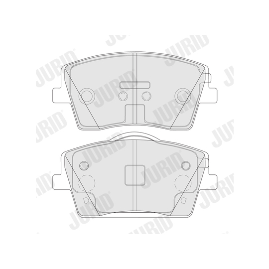 574017J - Brake Pad Set, disc brake 