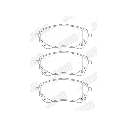 574042J - Brake Pad Set, disc brake 