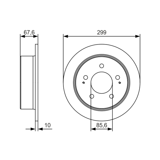 0 986 479 U21 - Brake Disc 