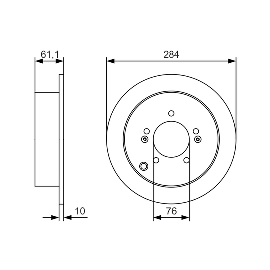 0 986 479 U37 - Brake Disc 