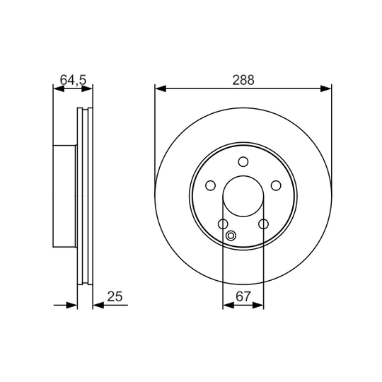 0 986 479 S83 - Brake Disc 