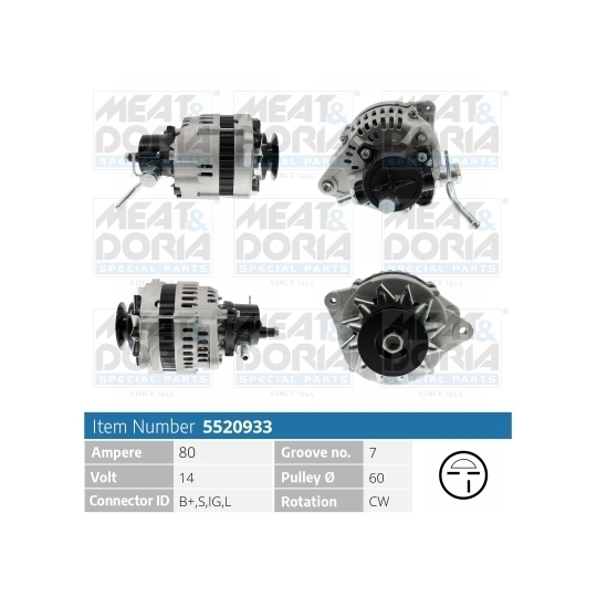 5520933 - Alternator 