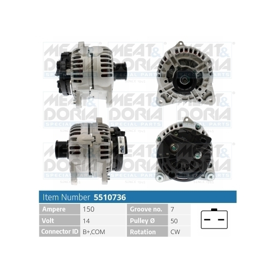 5510736 - Alternator 