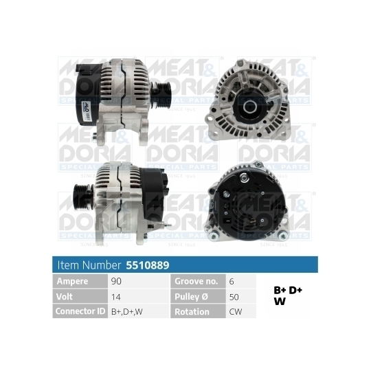 5510889 - Alternator 