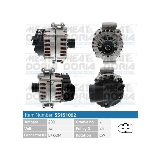 55151092 - Alternator 