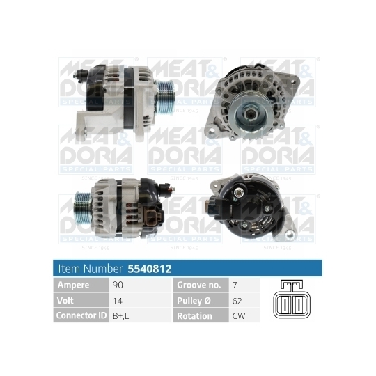 5540812 - Alternator 