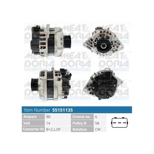 55151135 - Alternator 