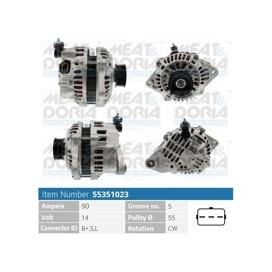 55351023 - Alternator 