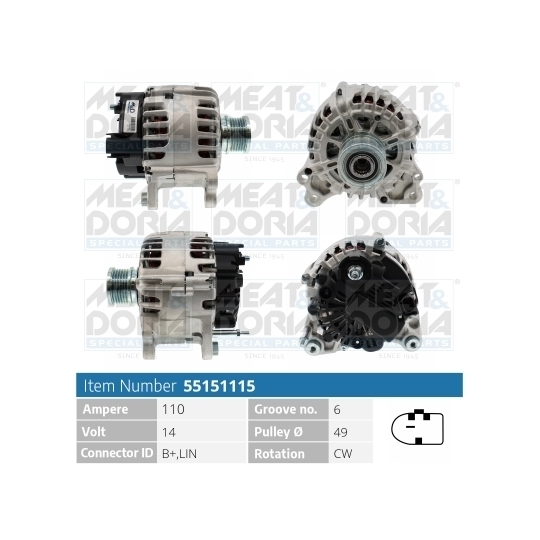 55151115 - Alternator 