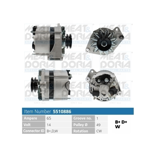 5510886 - Alternator 