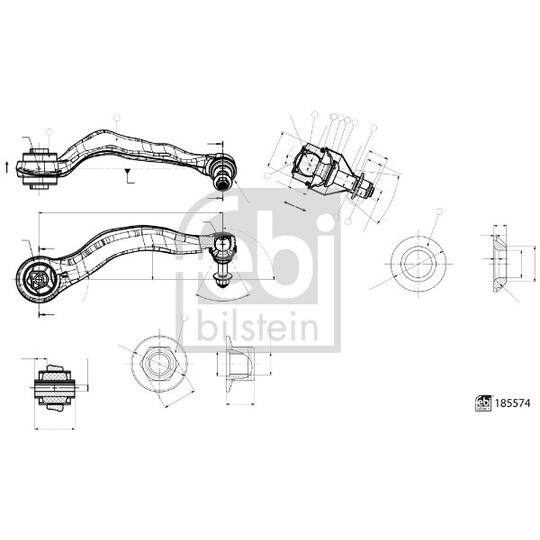 185574 - Track Control Arm 