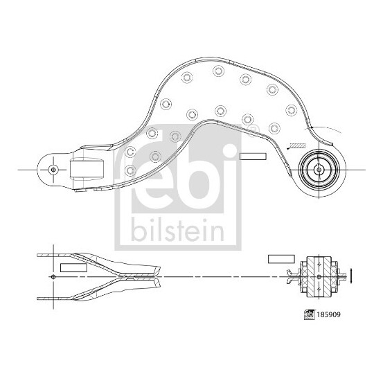 185909 - Länkarm, hjulupphängning 