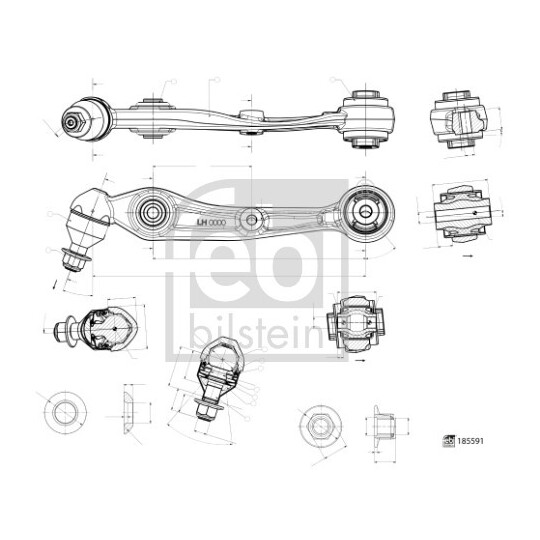 185591 - Track Control Arm 