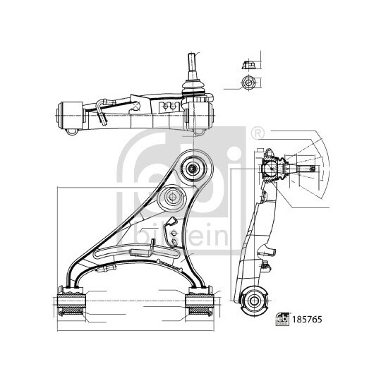 185765 - Track Control Arm 