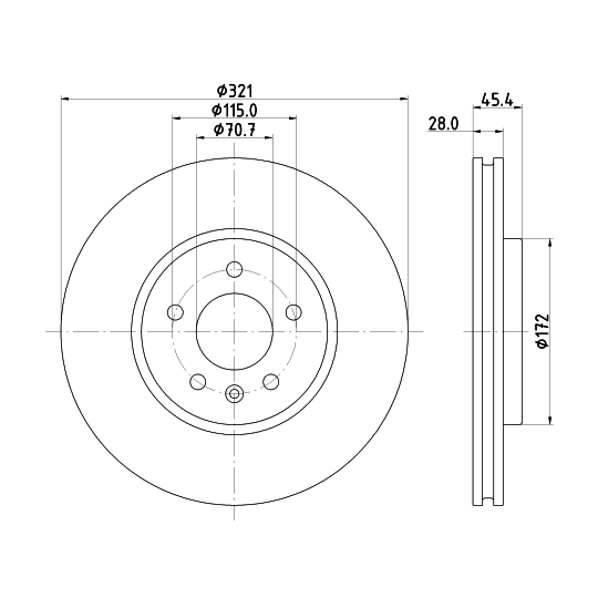 MDC2880C - Brake Disc 