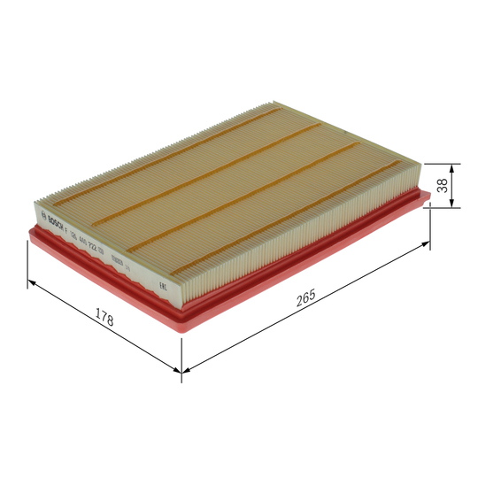 F 026 400 722 - Air filter 