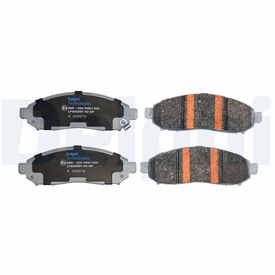 LP5002EV - Brake Pad Set, disc brake 