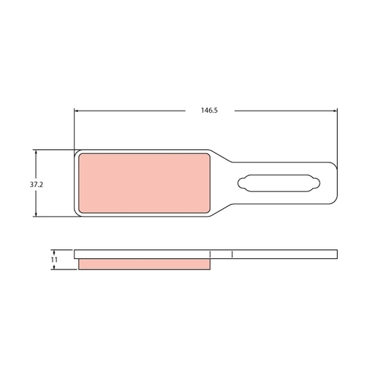 GDB2376 - Brake Pad Set, disc brake 