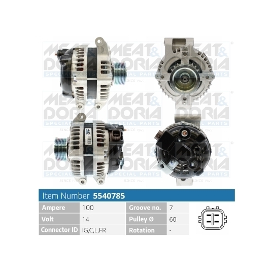 5540785 - Alternator 