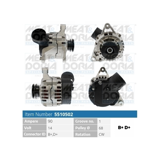 5510502 - Alternator 