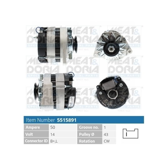 5515891 - Alternator 