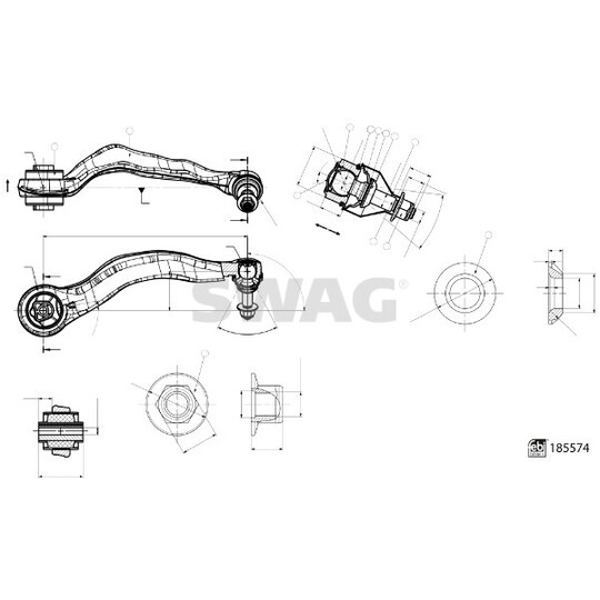 33 10 9981 - Track Control Arm 