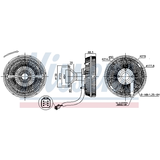 86245 - Clutch, radiator fan 