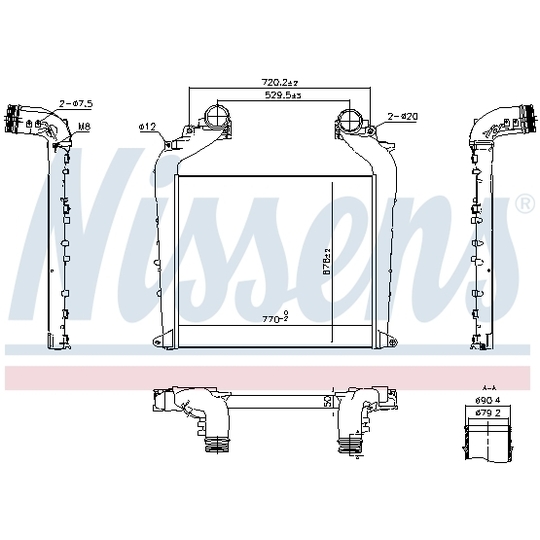 961323 - Intercooler, charger 