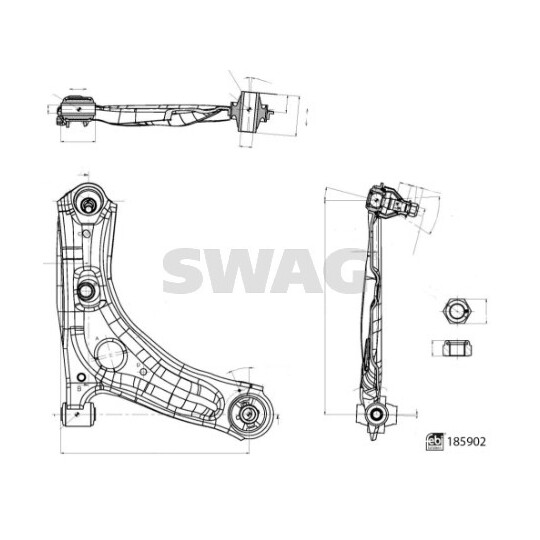 33 11 0143 - Track Control Arm 