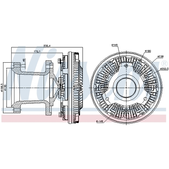 86032 - Clutch, radiator fan 