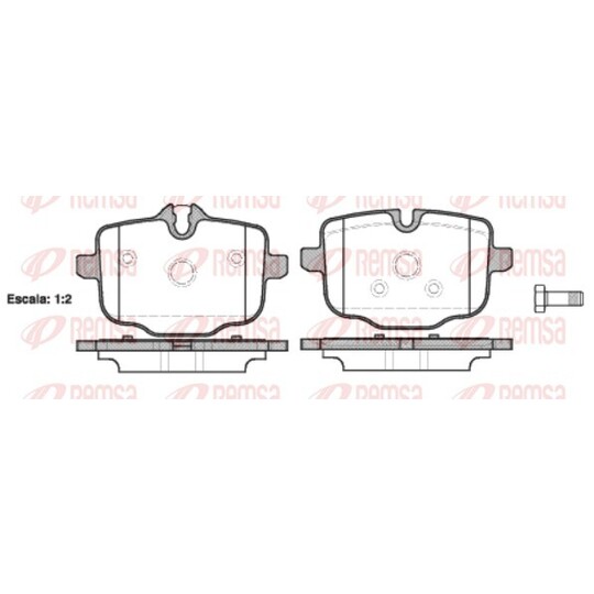 1433.00 - Brake Pad Set, disc brake 