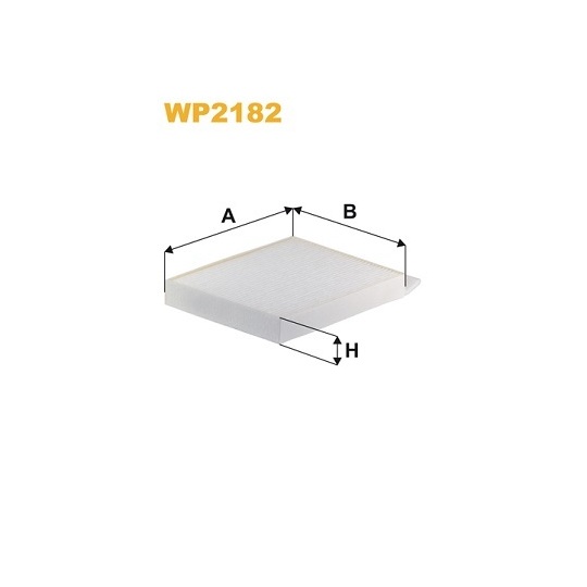 WP2182 - Filter, Cabin Air 