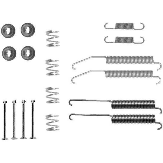 8DZ 355 200-791 - Accessory Kit, brake shoes 