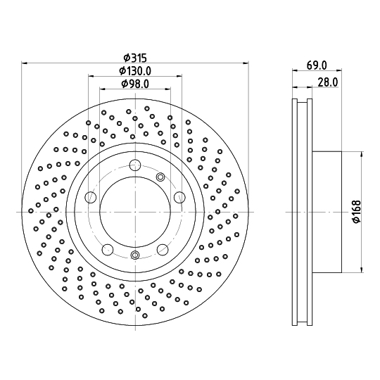 8DD 355 125-061 - Brake Disc 