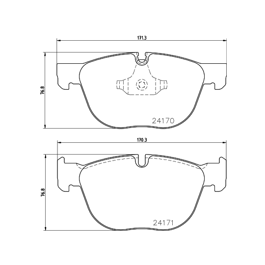 8DB 355 012-541 - Brake Pad Set, disc brake 