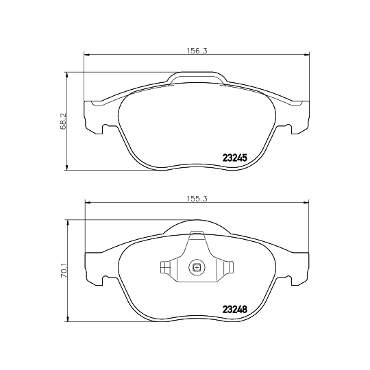 8DB 355 009-111 - Brake Pad Set, disc brake 